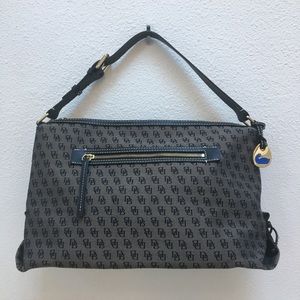 NEW Dooney & Bourke Leather trimmed Signature Bag